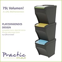 Plana Practic Mülleimer 3 x 25 L — Bild 3