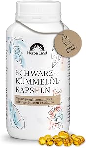 Herbaland Schwarzkümmelöl Kapseln 400 Stück Test & Bewertung