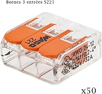 WAGO 221 Serie 3-Leiter-Verbindungsklemmen 50er-Pack — Bild 3