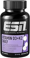 ESN Vitamin D3 + K2 Daily, 300 Tabletten — Bild 1