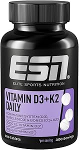 ESN Vitamin D3 + K2 Daily, 300 Tabletten Test & Bewertung