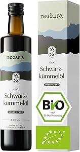 nedura Schwarzkümmelöl BIO kaltgepresst ungefiltert 500ml Test & Bewertung