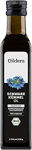 Oildem Bio Schwarzkümmelöl 250ml Test & Bewertung