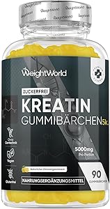 WeightWorld Creatin Monohydrat Gummies 90 Stück Test & Bewertung