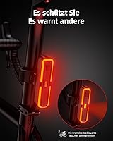 OnMeto Fahrrad Rücklicht mit Bremsblinkfunktion — Bild 4