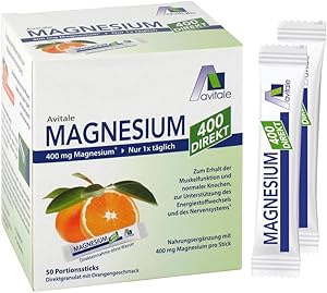 Avitale Magnesium 400 direkt Orange 105g Test & Bewertung