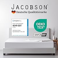 Jacobson Jersey Spannbettlaken 180x200-200x200 cm — Bild 7