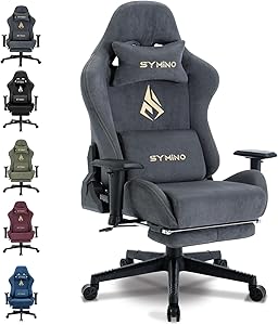 Symino Gaming Stuhl (Kunstfell, mit Fußstütze) Test & Bewertung