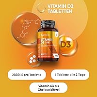 WeightWorld Vitamin D3 2000 I.E. (400 Tabletten) — Bild 2