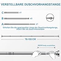 FeinKulturia Teleskop-Spannstange 70–195 cm — Bild 6