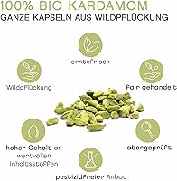 Pfefferdieb Wilder Grüner Kardamom ganz 100g — Bild 5