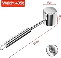 Fleischklopfer Edelstahl 304 27 cm — Bild 2