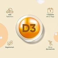 WeightWorld Vitamin D3 2000 I.E. (400 Tabletten) — Bild 7