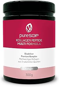 pureSGP Multi Formula Kollagen Peptide 300g Test & Bewertung