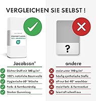 Jacobson Jersey Spannbettlaken 180x200-200x200 cm — Bild 5