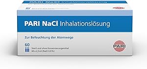 PARI NaCl 0,9% Inhalationslösung 60 Ampullen Test & Bewertung
