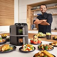 Philips Airfryer 4000 Series NA460/00 Stacked Dual Basket 10L — Bild 4