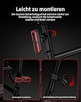 OnMeto Fahrrad Rücklicht mit Bremsblinkfunktion — Bild 5