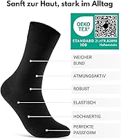 Socken Herren 10 Paar Business Herrensocken — Bild 3