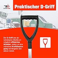 SHW-FIRE Schneeschieber 55 cm — Bild 4