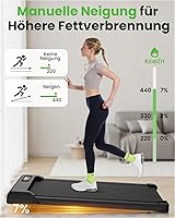 HomeFitnessCode Walking Pad mit Neigung (85 cm) — Bild 2