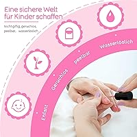Aieenjor Kindernagellack-Set 6 Farben — Bild 5