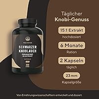 TRUE NATURE Schwarzer Knoblauch Extrakt 360 Kapseln — Bild 3