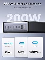 UGREEN 200W GaN Desktop-Ladestation 8-Port — Bild 2