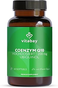 Vitabay Coenzym Q10 Ubiquinol 200mg – 60 Kapseln Test & Bewertung