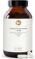 Sunday Natural Vitamin C Zink 1500 mg PureWay-C 240 Kapseln — Bild 1