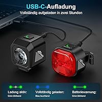 toptrek Fahrradlicht Set 1061+T39 — Bild 6