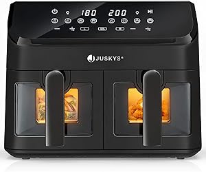 Juskys Airfryer 9L Doppelkammer Test & Bewertung