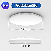 KingMile LED Deckenleuchte 24W RGB Smart — Bild 7