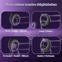 YAWNSHE Cockring Vibrator mit 360° Klitorisstimulator — Bild 6
