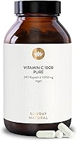 Sunday Natural Pure Vitamin C 1000mg (240 Kapseln) — Bild 1