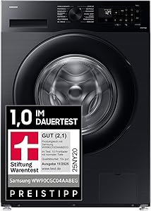 Samsung WW90CGC04AABEG Waschmaschine 9 kg Test & Bewertung