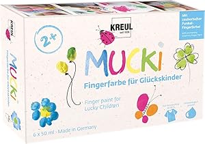 Mucki Fingerfarbe 6 x 50 ml Test & Bewertung