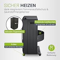 Juskys GS42US Keramik-Gasheizung 4200 W — Bild 6