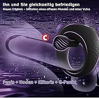 YAWNSHE Cockring Vibrator mit 360° Klitorisstimulator — Bild 2