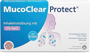 PARI MucoClear Protect 3% NaCl Inhalationslösung 20 x 5 ml Test & Bewertung