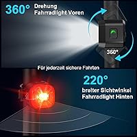 toptrek Fahrradlicht Set 1061+T39 — Bild 7