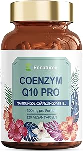 Ennaturee Coenzym Q10 500mg 120 Kapseln Test & Bewertung