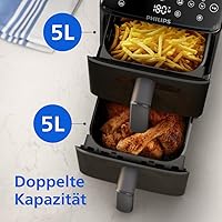 Philips Airfryer 4000 Series NA460/00 Stacked Dual Basket 10L — Bild 8