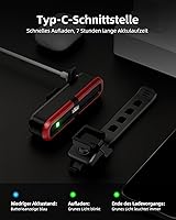 OnMeto Fahrrad Rücklicht mit Bremsblinkfunktion — Bild 7