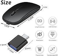 Jinpojun JIN-YD-Mouse Dual-Modus Bluetooth Maus — Bild 2