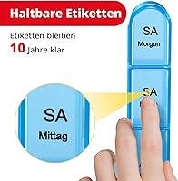 Doruimi Tablettenbox 7 Tage 3 Fächer — Bild 5