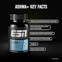 ESN Ashwa+ 120 Kapseln — Bild 3