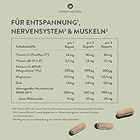 Sunday Natural Ashwagandha Komplex KSM-66 180 Kapseln — Bild 3