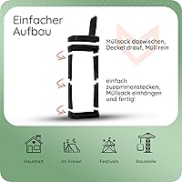 Novaliv Müllsackständer 120L mit Deckel — Bild 7