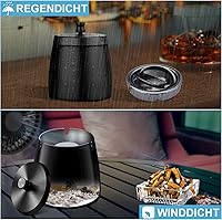 MOKHT FC-1 Outdoor-Aschenbecher 10×9×10 cm — Bild 3